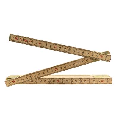 Meterstock 2M med 10 skarvar i björkträ (klass III)